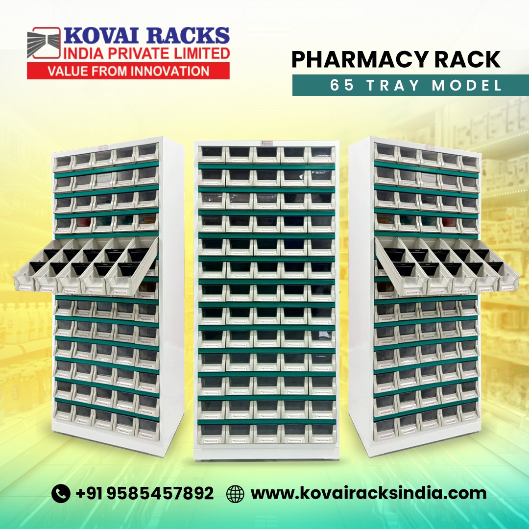 65 Tray Medical Box Model Racks 